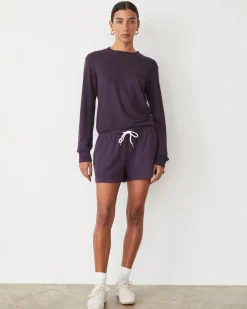 MONROW Supersoft Ultimate Short MIDNIGHTPLUM Best